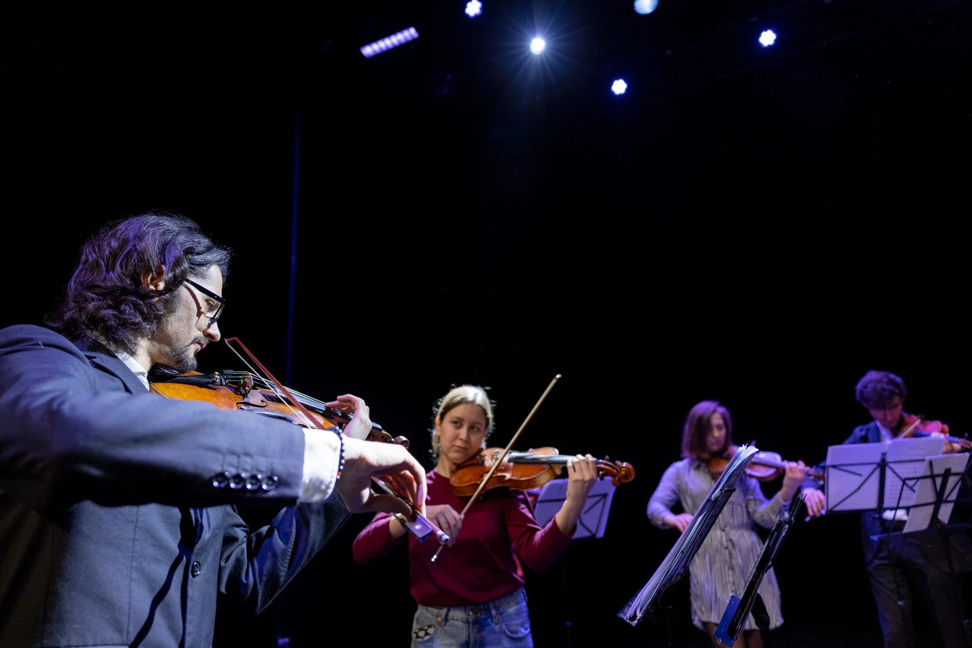 La música desde el escenario