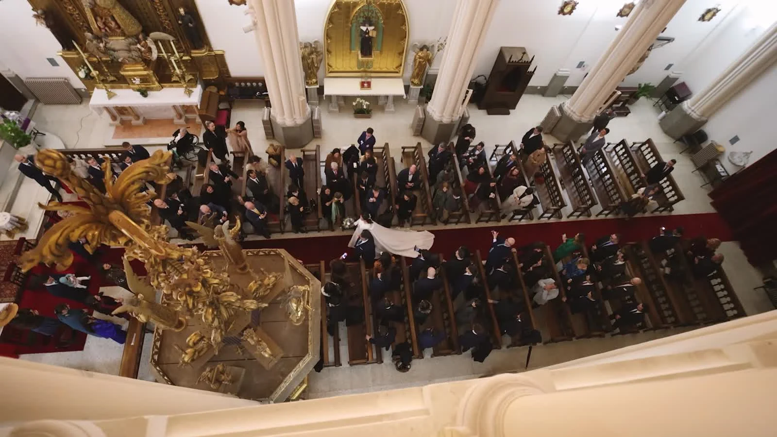 Fotograma de la boda en San José de la Montaña